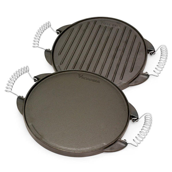 Cast Iron Reversible Griddle (Green Egg Friendly) - 12.5 inch – Meat N' Bone