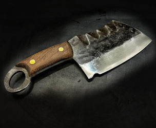 Chopping Cleaver | High Carbon Clad Steel - Meat N' Bone