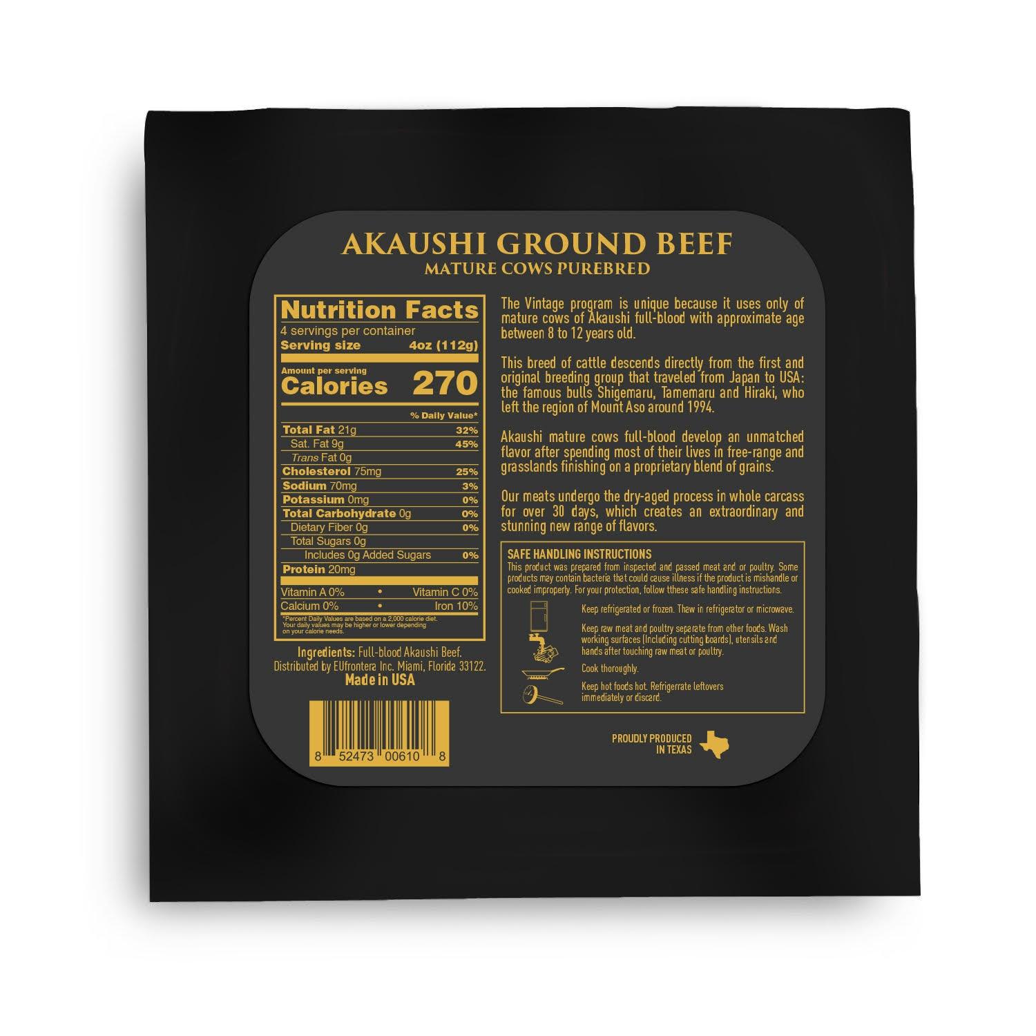 Dry Aged Wagyu Ground Beef | Akaushi Wagyu – Meat N' Bone