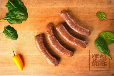 Elk with Apple, Pear and Port Wine Sausage - Meat N' Bone