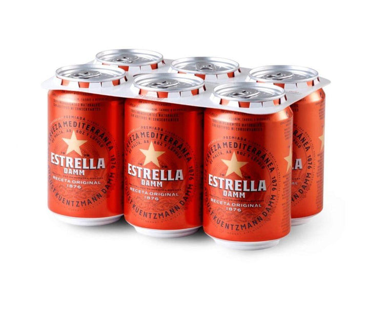 Estrella Damm Beer (Cans) | 6 Pack - Meat N' Bone