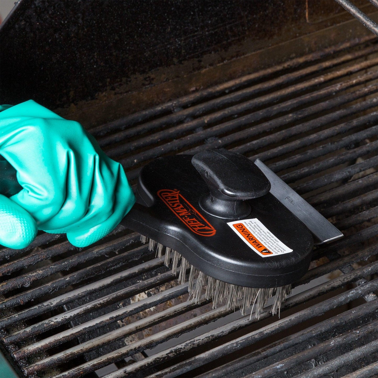Grill Brush | 17" with Dual Handle - Meat N' Bone