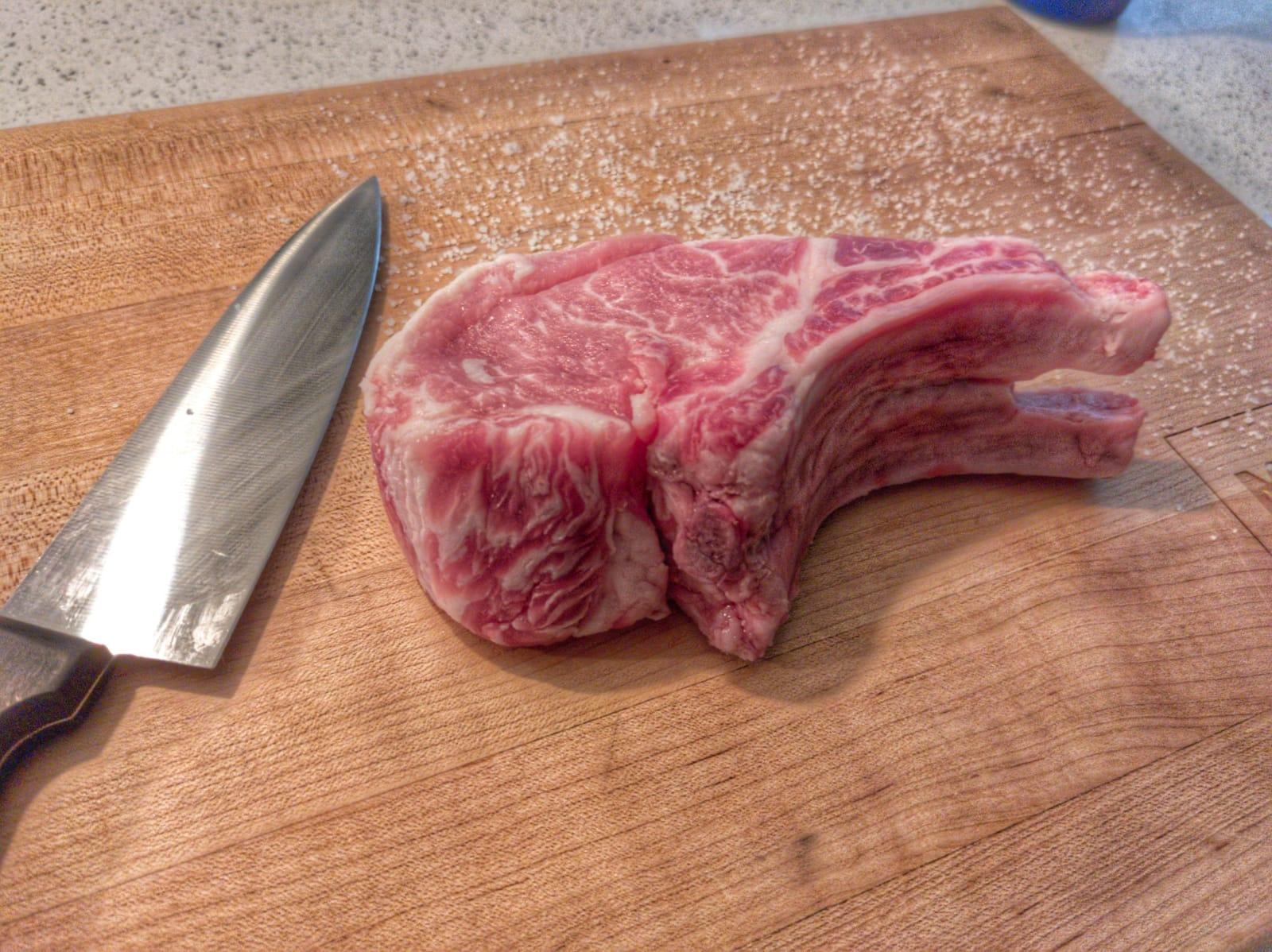 Iberico Bone-In Double Pork Chop - Meat N' Bone