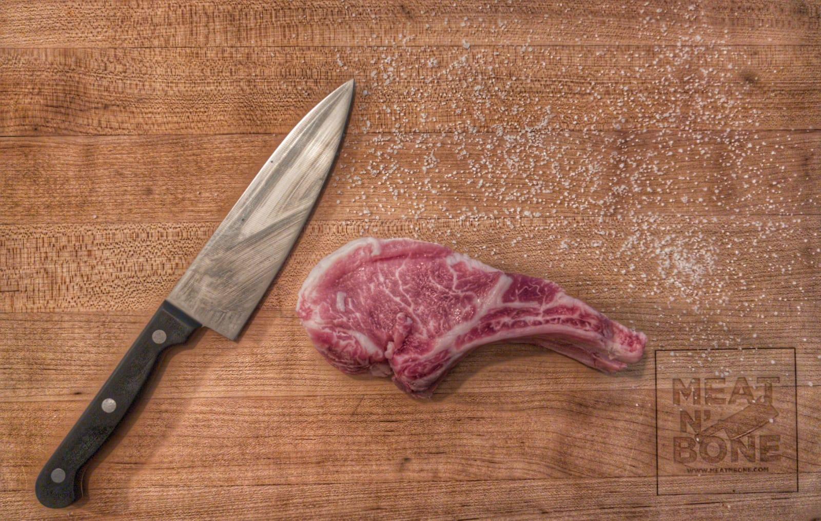 Iberico Bone-In Double Pork Chop - Meat N' Bone
