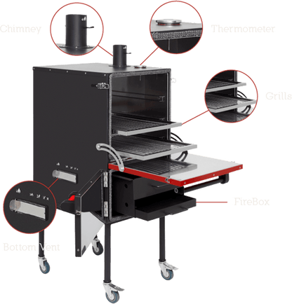 Keveri H1 Grill | Grill / Smoker - Meat N' Bone