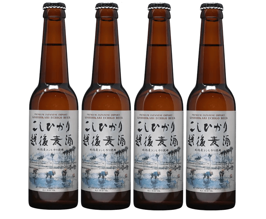 Koshihikari Echigo Rice Beer Lager Premium Japanese Lager Meat N