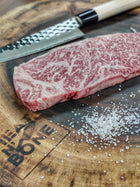 New York Strip Steak | Olive - Fed (Sanuki) Japanese A5 wagyu - Meat N' Bone