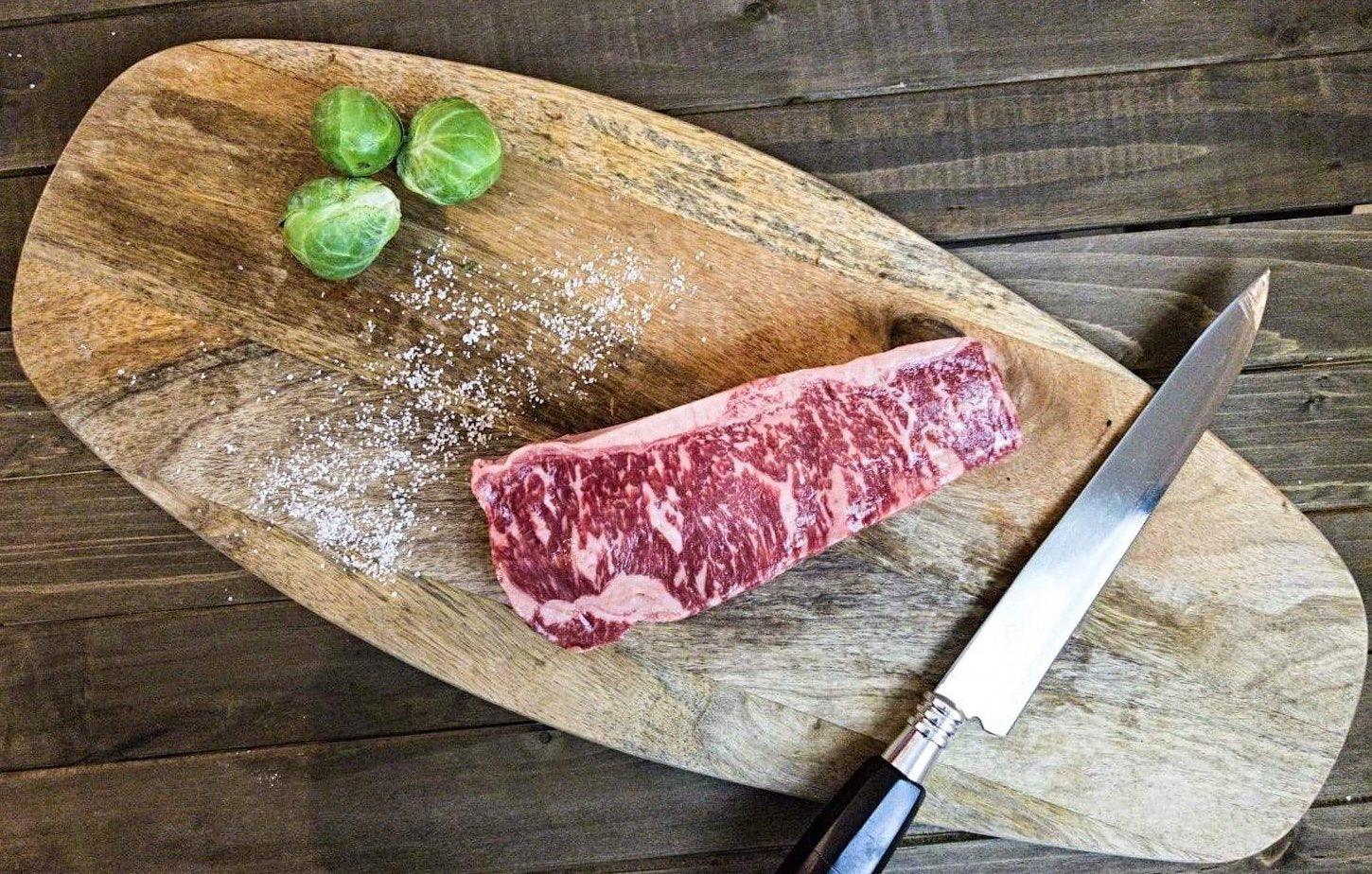 New York Strip Steak | Wagyu - Angus Cross - Meat N' Bone