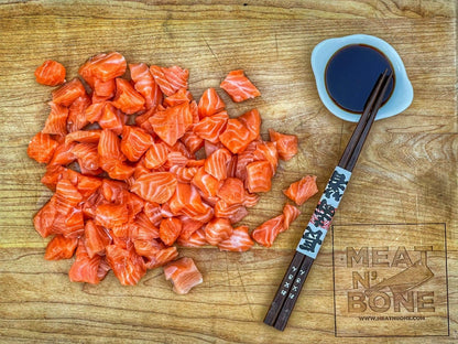 Ora King Salmon Poke Cubes - Meat N' Bone