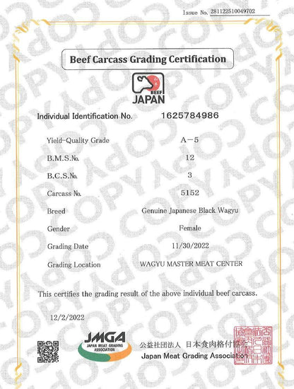 Picanha Steak | A5 Hannari Japanese Wagyu - Meat N' Bone