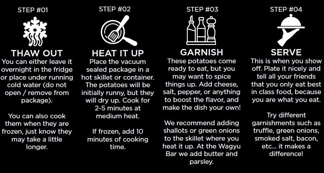 Pre - Cooked Mashed Potatoes | 1lb - Meat N' Bone