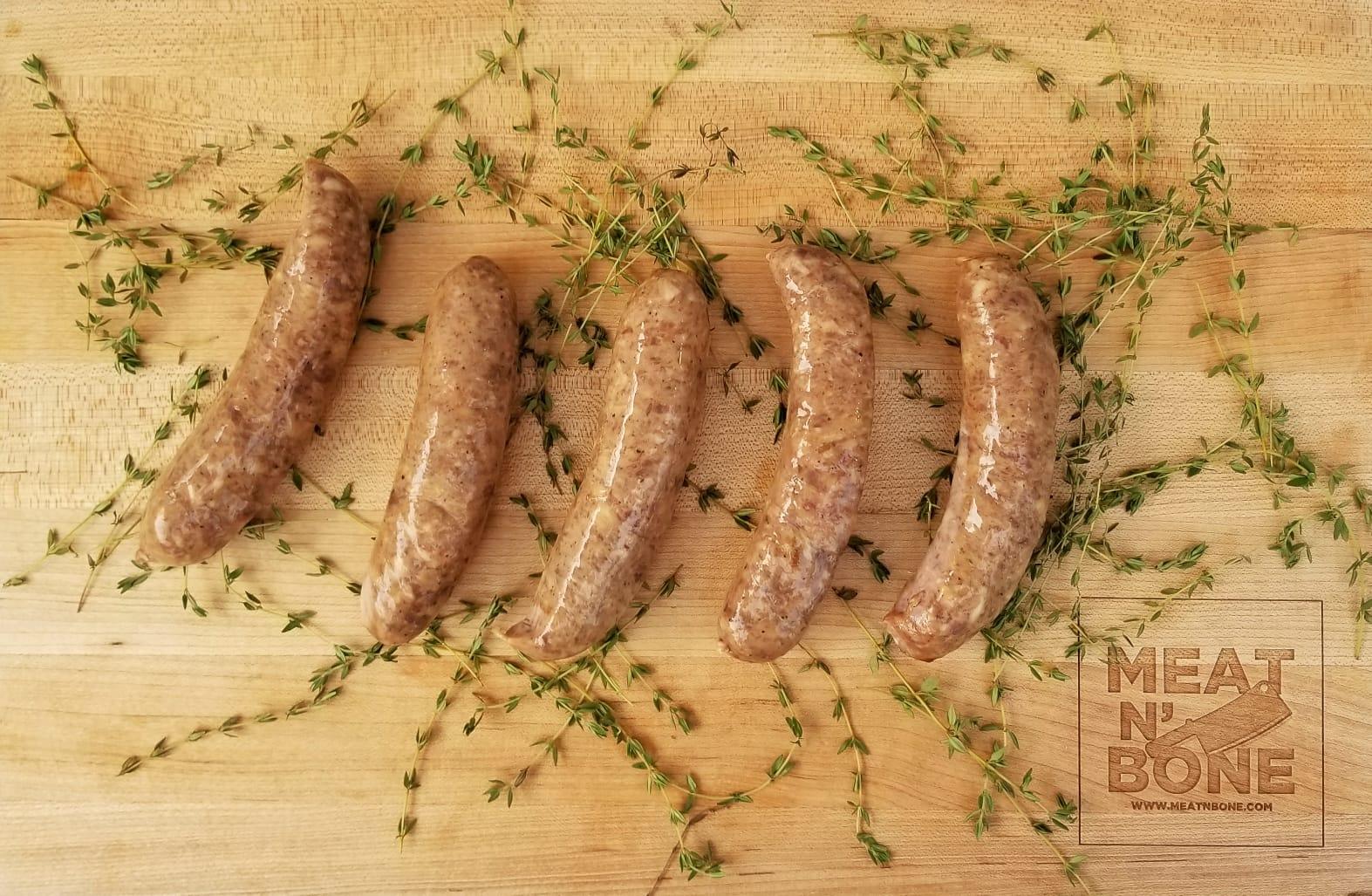 Smoked Bison & Red Wine Sausage - Meat N' Bone