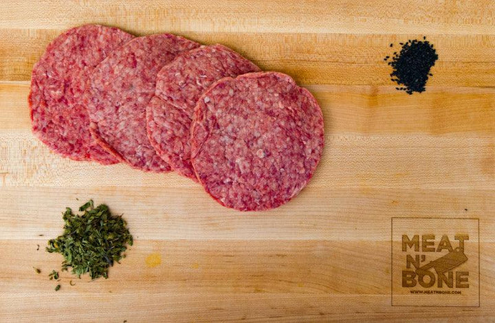 Steakhouse 1/4 lbs Burgers (4 patties) | USDA Prime/Choice - Meat N' Bone