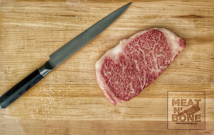 Striploin Steak (New York) | A5 Miyazakigyu Japanese Wagyu - Meat N' Bone
