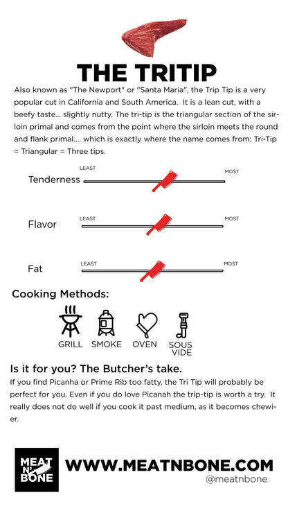 Tri - Tip Wagyu | BMS 7+ - Meat N' Bone