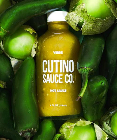Verde Hot Sauce with steak