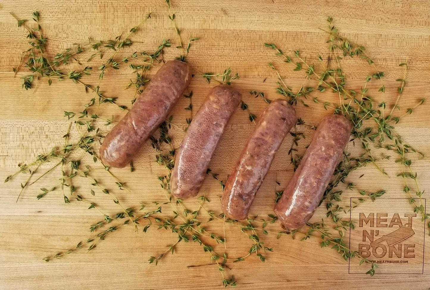 Wild Boar with Roasted Garlic and Marsala Wine Sausage - Meat N' Bone